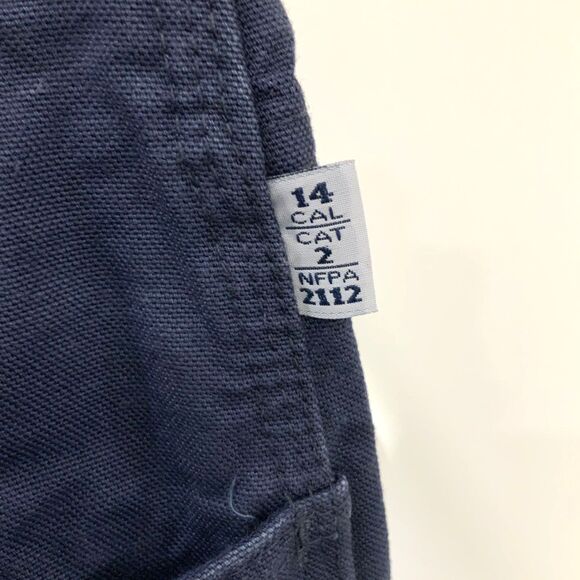 Tyndale Arc Rated FR Jeans Men’s 32x32 Cat 2 NFPA-2112 Navy Dark Wash - Picture 5 of 8